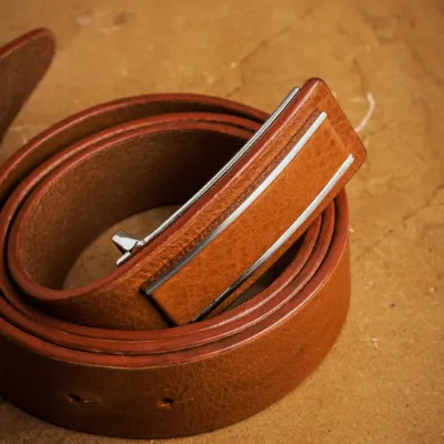 Stephano Single Layered Belt - Tan